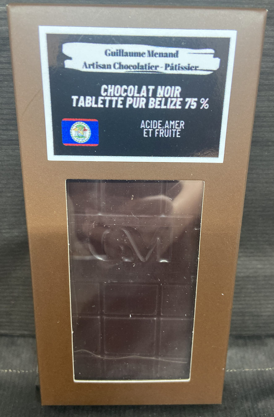 Tablette Noir de Bélize 75%
